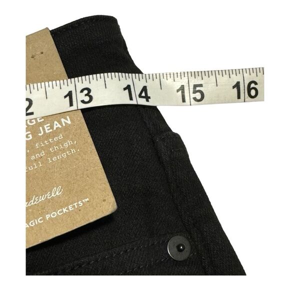 NEW Madewell Size 26 (4) Curvy Perfect Vintage Wide-Leg Jean Black Rinse NWT - Picture 5 of 8